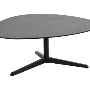Barnes salontafel 95 x 100 cm glas zwart.