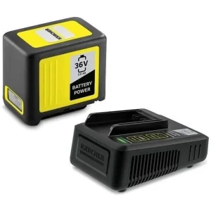 Batterij Power 36V / 5 Ah + Snellader KARCHER met LCD-scherm Batterij Power 36V / 5 Ah + Snellader KARCHER met LCD-scherm