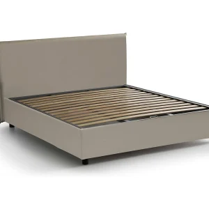 Talamo Italia 2-Persoonsbed Bice Grijs Taupe Opbergfunctie Matrasmaat 160×200 cm, Gestoffeerd Made in Italy Talamo Italia 2-Persoonsbed Bice Grijs Taupe Opbergfunctie Matrasmaat 160×200 cm, Gestoffeerd Made in Italy