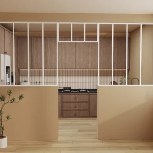 Set van 2 scheidingswanden + bovenlicht, 2 x B120 x H130 + B83 x H40 cm, Wit, BAYVIEW Set van 2 scheidingswanden + bovenlicht, 2 x B120 x H130 + B83 x H40 cm, Wit, BAYVIEW