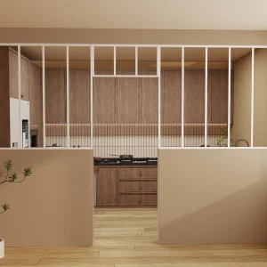 Set van 2 atelierramen + bovenlicht, 2 x B150 x H130 + B83 x H40 cm, Wit, BAYVIEW Set van 2 atelierramen + bovenlicht, 2 x B150 x H130 + B83 x H40 cm, Wit, BAYVIEW