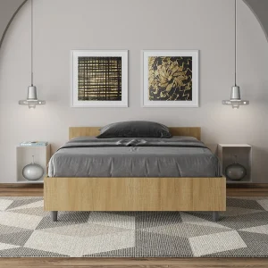 Bed 120×200 natuur eiken Nuamo Bed 120×200 natuur eiken Nuamo