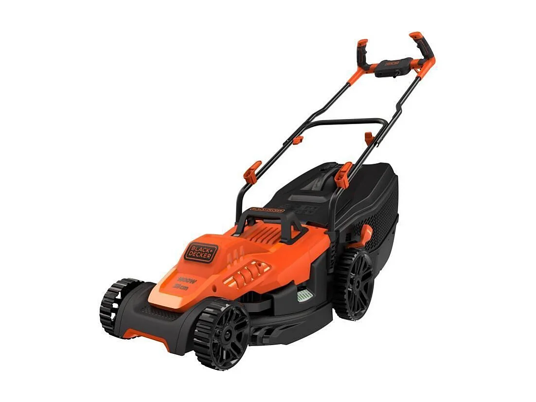 BLACK + DECKER Grasmaaier 38cm 1600W - Bike-handvat BEMW471BH