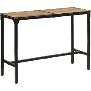 Bartafel 150x55x107 cm massief ruw mangohout Bartafel 150x55x107 cm massief ruw mangohout
