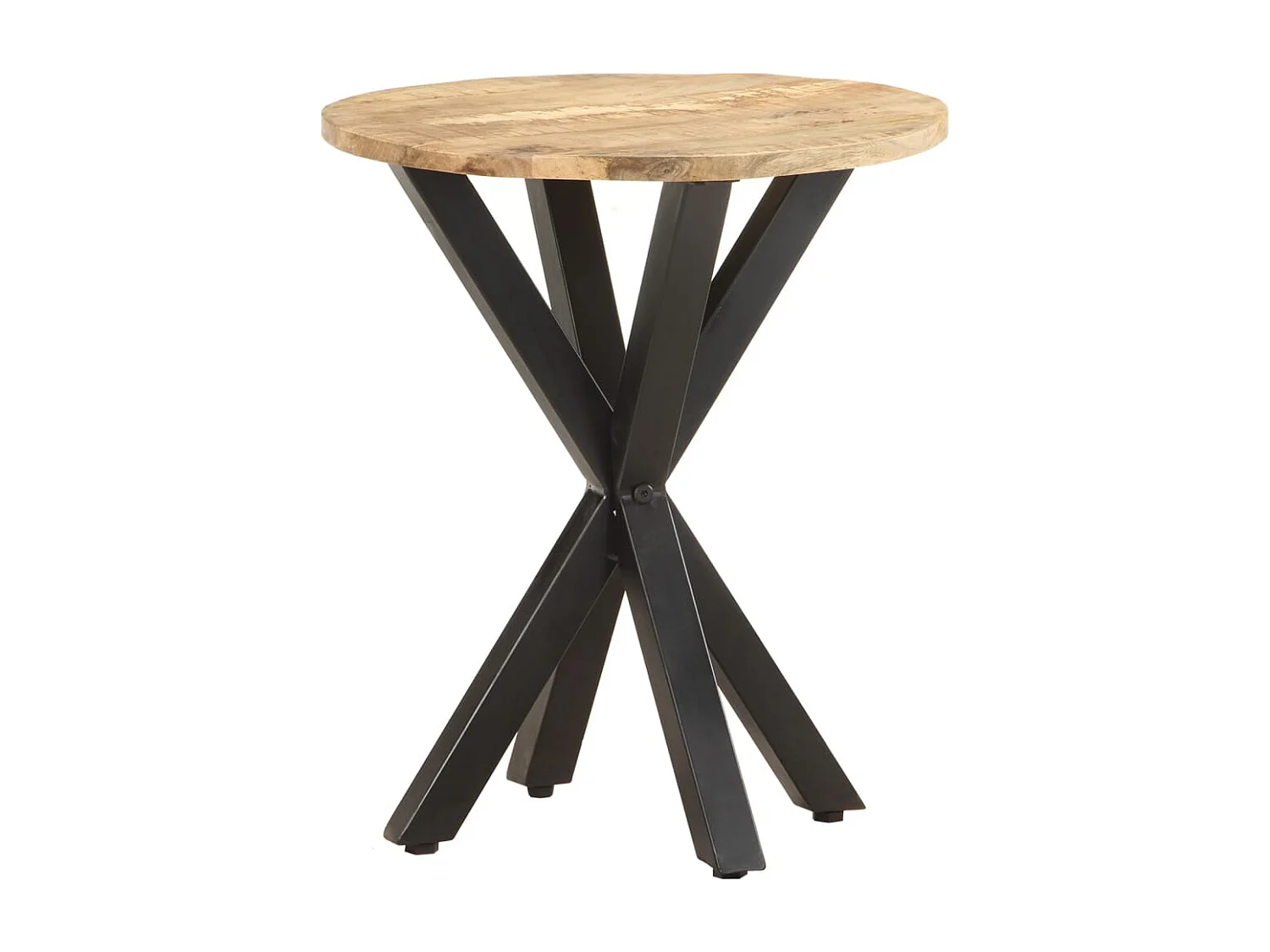 Bijzettafel 48x48x56 cm massief mangohout