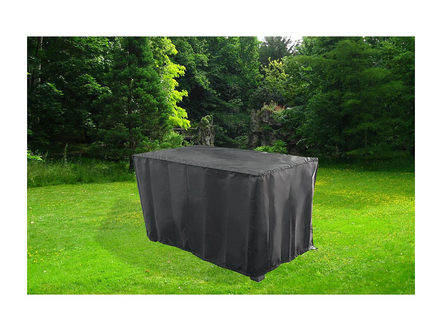 Beschermhoes voor Uitschuifbare Console 104x59x70cm van Polyester - Zwart