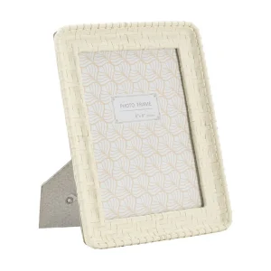 Beige harslijst in bamboe-look, 20,5 x 2 x 25,5 cm