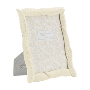 Beige harslijst met bladeren 19,8x2x24,8 cm