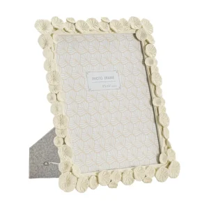 Beige harslijst met lotusbladeren 25,8x2x31 cm
