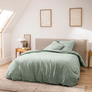Beddengoed Set 3-delig "Meline" 100% Katoen 240x220cm Salie Beddengoed Set 3-delig "Meline" 100% Katoen 240x220cm Salie