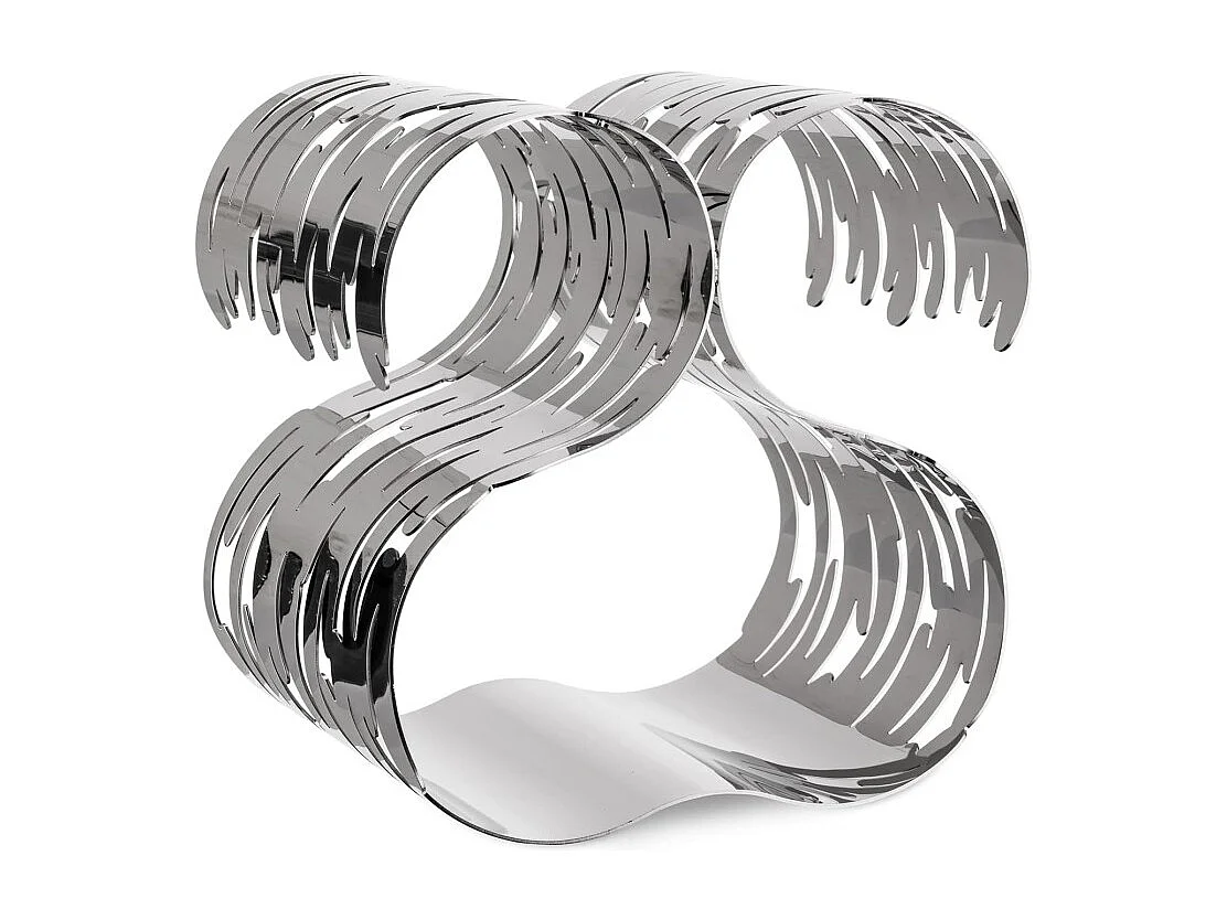 BARKCELLAR, Flessenhouder van verchroomd staal, Alessi