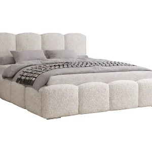 Bed bouclé 140×200 Zenna – opbergruimte, lattenbodem – Crème (Lambi 1) Bed bouclé 140×200 Zenna – opbergruimte, lattenbodem – Crème (Lambi 1)