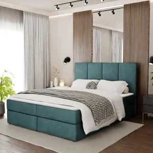 Bed Continentaal 140×200 cm Gestoffeerd Dubbel Met Matras Turkijns Velours Magic Velvet Bed Continentaal 140×200 cm Gestoffeerd Dubbel Met Matras Turkijns Velours Magic Velvet