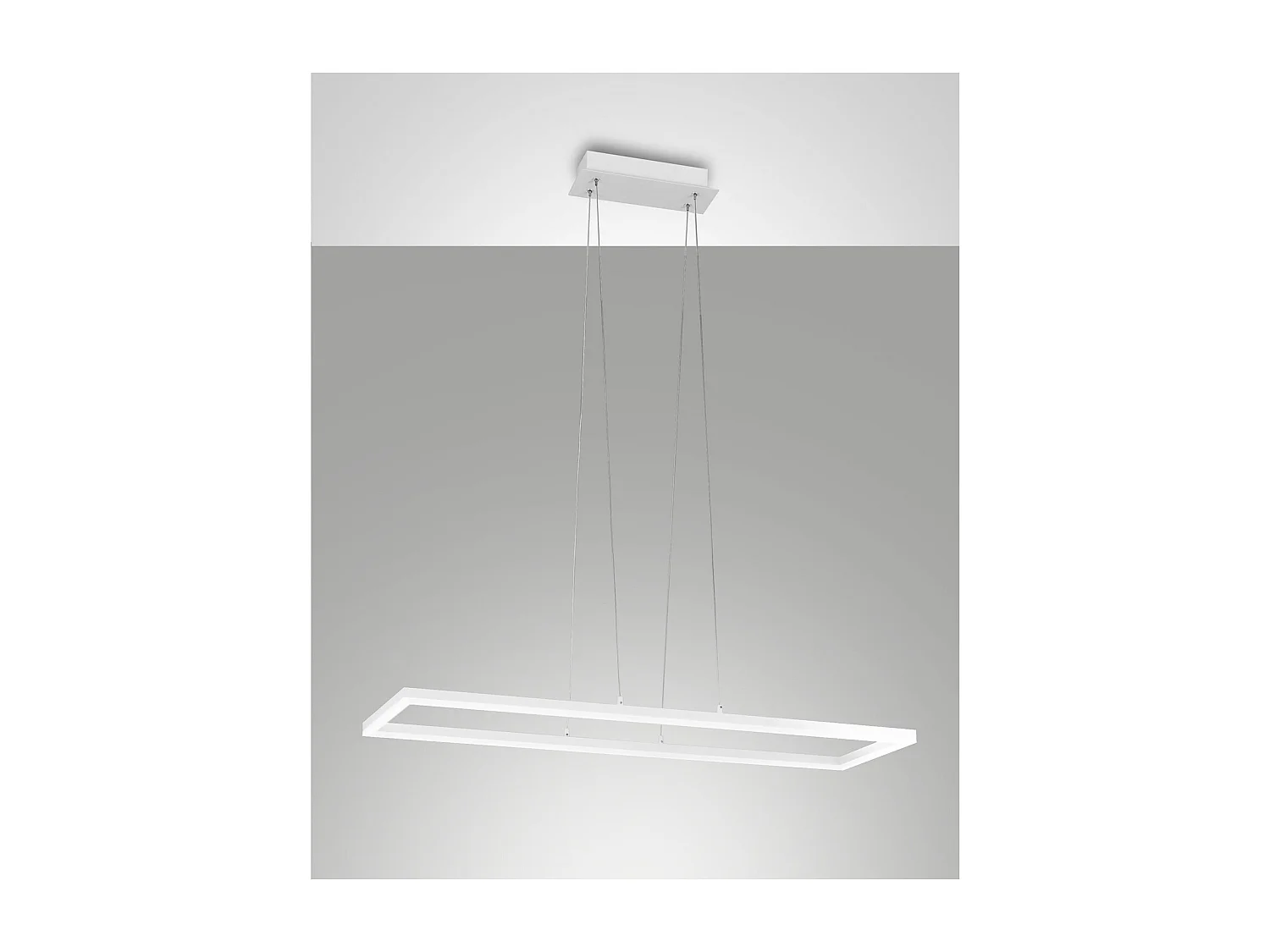 Plafonnier suspendu Bard LED 52W Blanc 3394-45-102 Fabas Luce