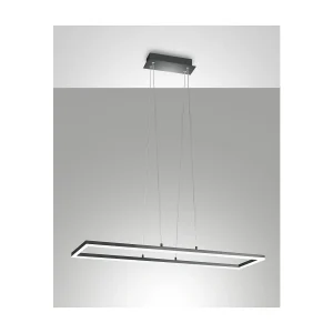 Plafonnier Suspension Bard LED 52W Anthracite 3394-45-282 Fabas Luce Plafonnier Suspension Bard LED 52W Anthracite 3394-45-282 Fabas Luce
