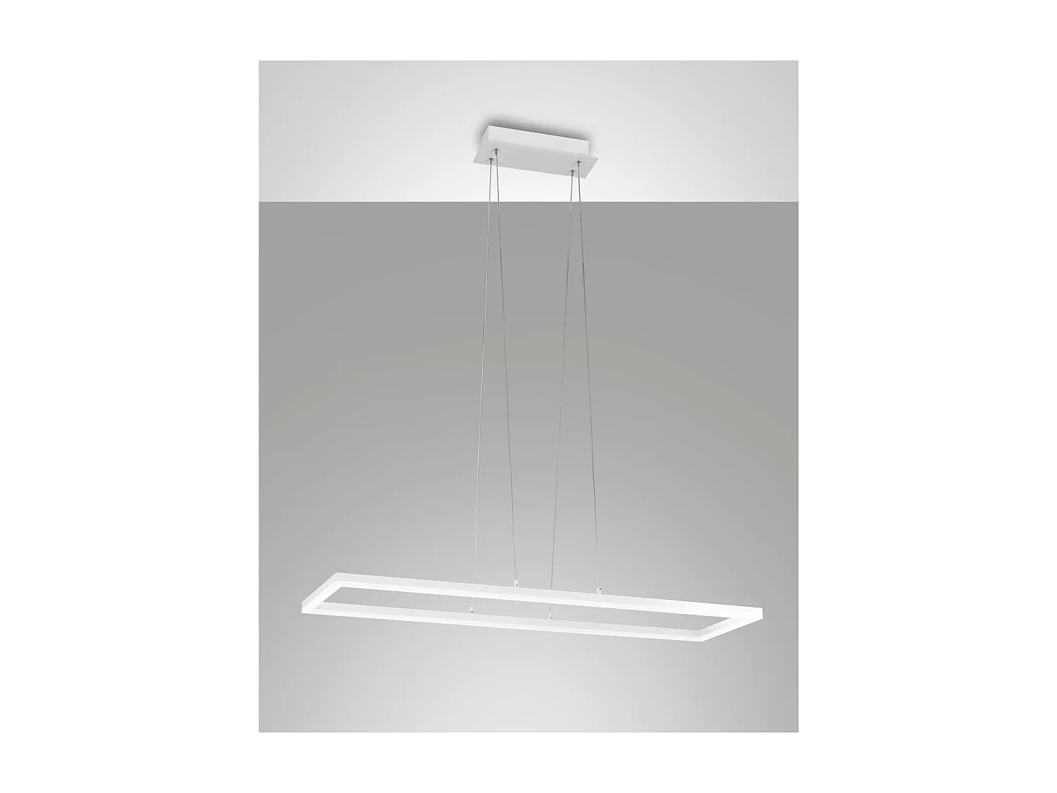 Plafonnier suspendu BARD LED 52W Blanc 3394-43-102 Fabas Luce