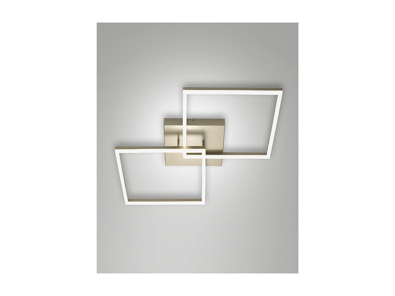 BARD plafonnier LED moderne 52W Or Mat 3394-65-225 Fabas Luce