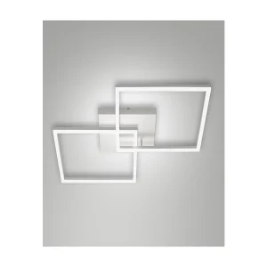 BARD plafonnier LED moderne 52W Blanc 3394-65-102 Fabas Luce