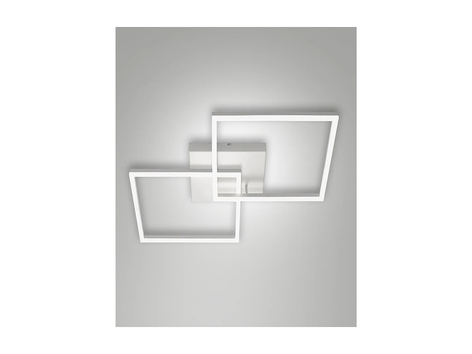 BARD plafonnier LED moderne 52W Blanc 3394-66-102 Fabas Luce