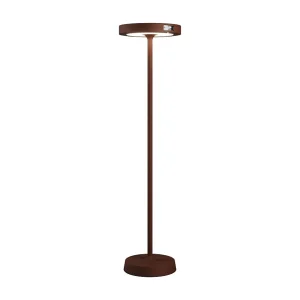 Barbell Solar RF – 65W Solar oplaadbare LED vloerlamp – Buiten vloerlamp 3 hoogtes 156-113-70cm Cortenstaal