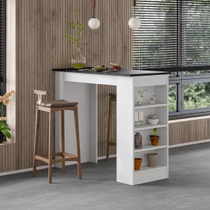 Modern Scandinavisch Houten Bartafel "Swallow" 117 x 54 x 102 cm – Bendir & White Modern Scandinavisch Houten Bartafel "Swallow" 117 x 54 x 102 cm – Bendir & White