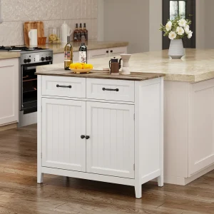 Bealife keukenkast Kist met 2 lades en 2 deuren Keukenbuffet Keukenbuffet Bealife keukenkast Kist met 2 lades en 2 deuren Keukenbuffet Keukenbuffet