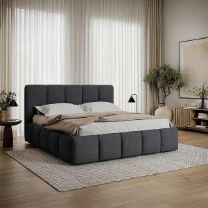 Kistbed 160×200 inclusief lattenbodem Klaus Donkergrijs Kistbed 160×200 inclusief lattenbodem Klaus Donkergrijs