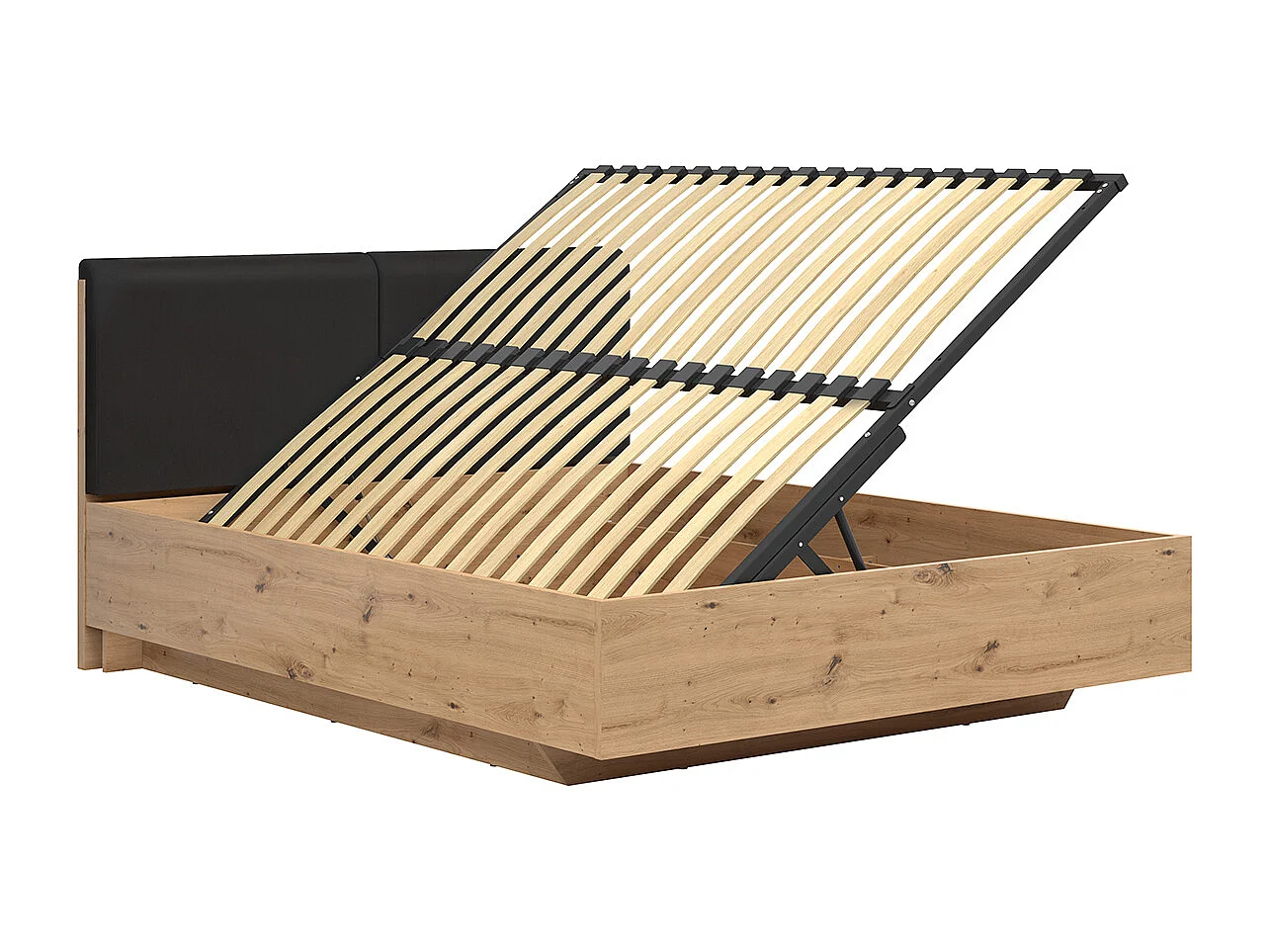 Bedstee 160x200 met zijopening inclusief lattenbodem Mao Bois