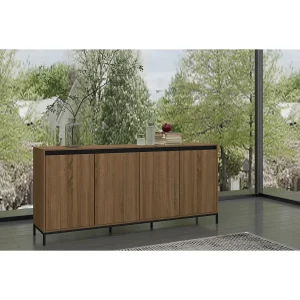 Bari | Dressoir met 4 deuren in eikenlook Bari | Dressoir met 4 deuren in eikenlook