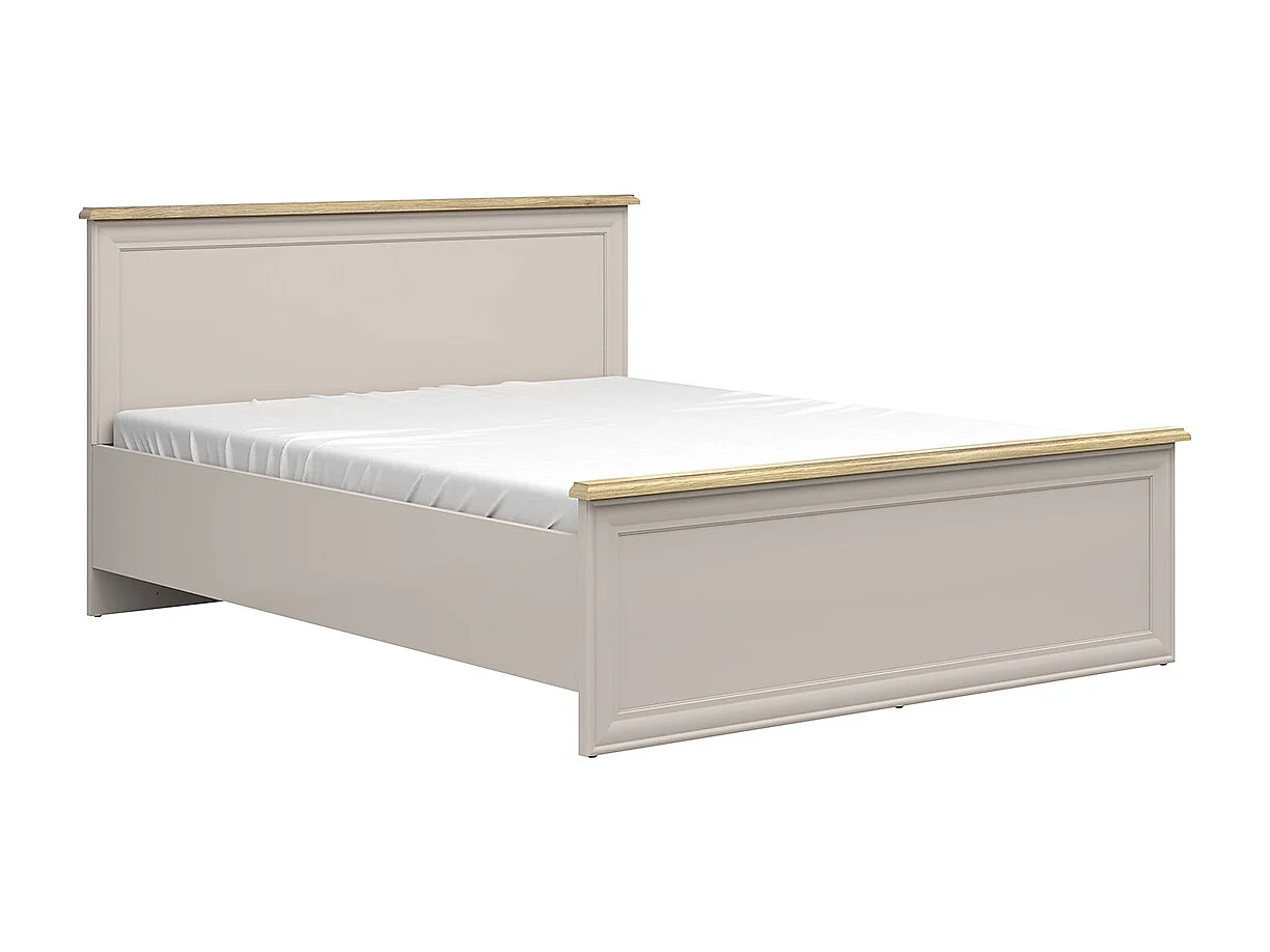 Bed 160x200 inclusief lattenbodem Perle Cachemire