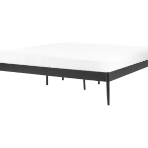 Bed metaal zwart 180 x 200 cm VAURS