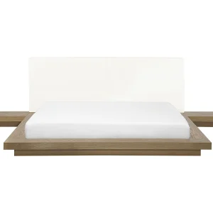 Bed hout lichtbruin 160 x 200 cm ZEN