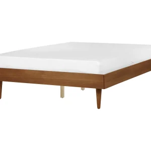 Bed hout lichtbruin 140 x 200 cm TOUCY
