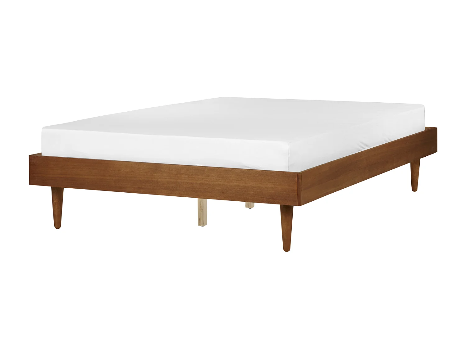 Bed hout lichtbruin 140 x 200 cm TOUCY