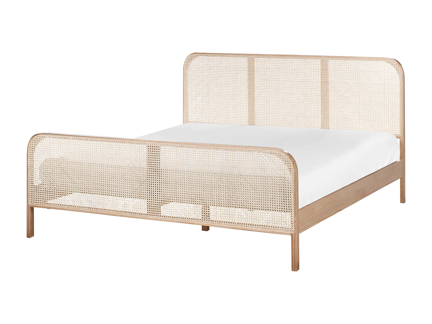 Bed Dennenhout GONFARON 180 x 200 cm Lichtbruin