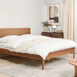 Bed Hout BOISSET 160 x 200 cm Donkerbruin Bed Hout BOISSET 160 x 200 cm Donkerbruin