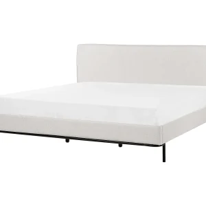 Bed stof lichtgrijs 180 x 200 cm CORIO Bed stof lichtgrijs 180 x 200 cm CORIO