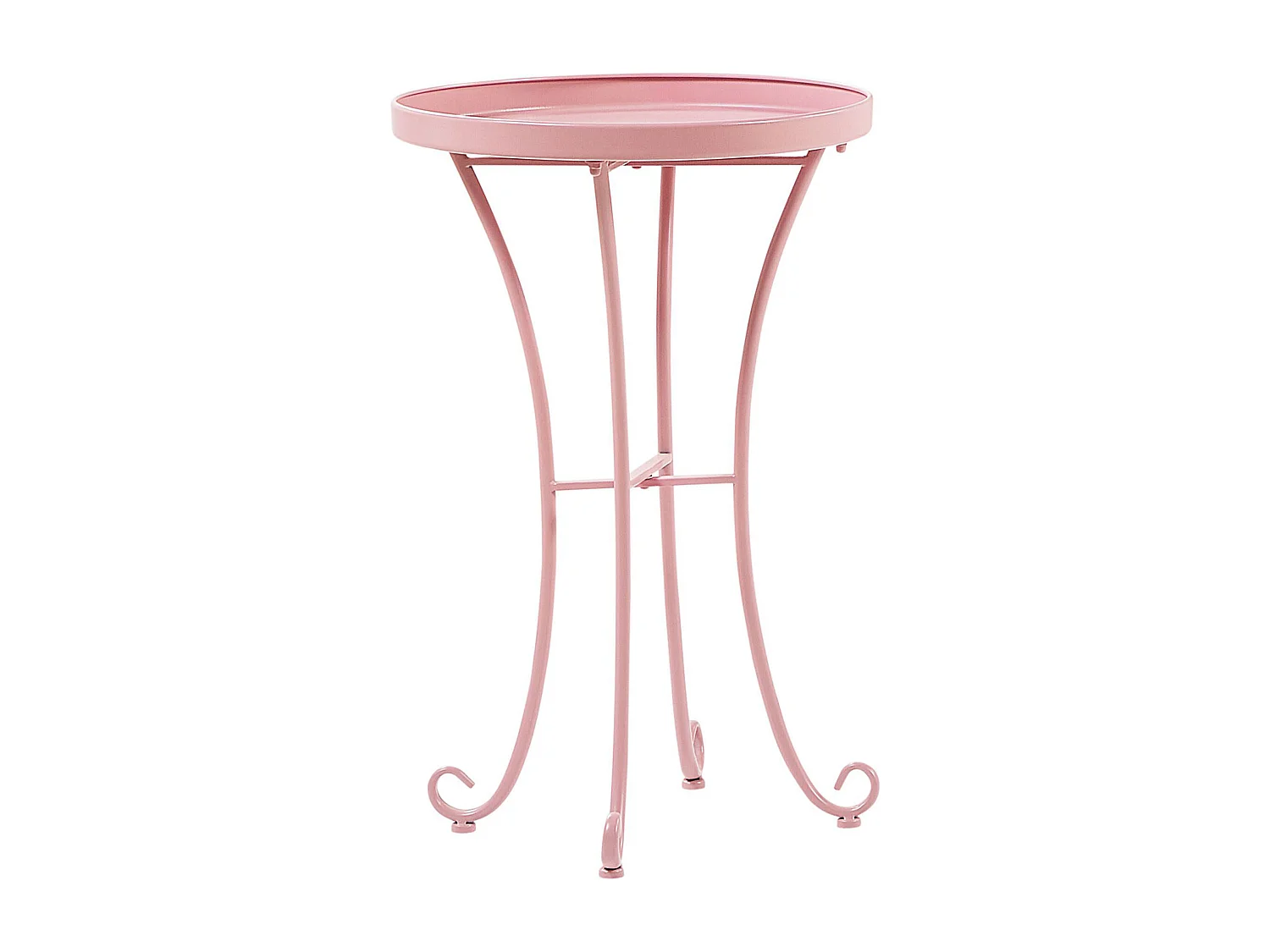 Tuin bijzettafel CAVINIA 40 cm 40 cm Metaal Roze
