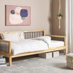Bedbank hout lichtbruin 90 x 200 cm TRICOT Bedbank hout lichtbruin 90 x 200 cm TRICOT
