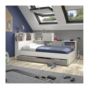 Bed met opbergruimte 90×200 cm – Erwan Bed met opbergruimte 90×200 cm – Erwan