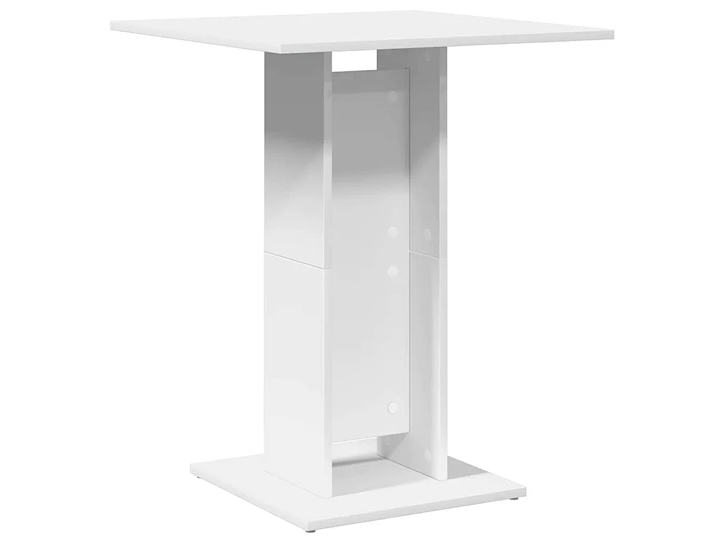 Bistrotafel 60x60x75 cm bewerkt hout wit