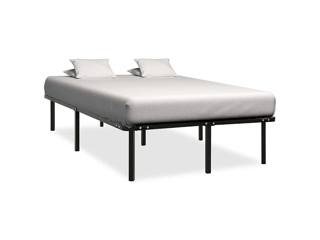 Bedframe metaal zwart 180x200 cm