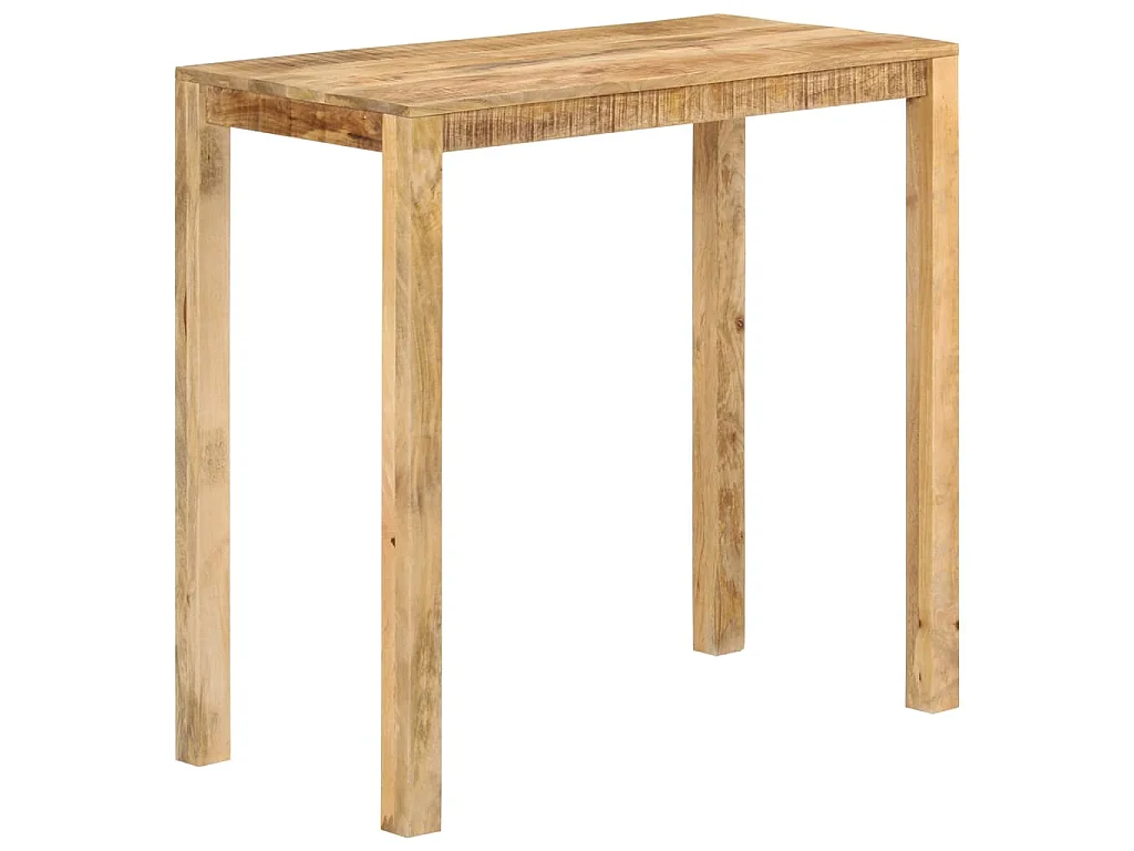 Bartafel 112x55x108 cm massief mangohout