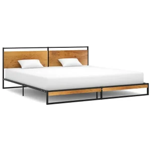 Bedframe metaal 200×200 cm Bedframe metaal 200×200 cm