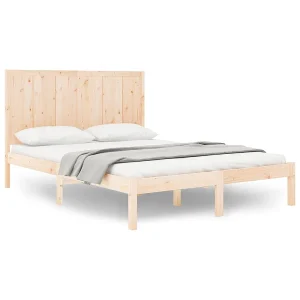 Bedframe zonder matras massief grenenhout 120×200 cm Bedframe zonder matras massief grenenhout 120×200 cm
