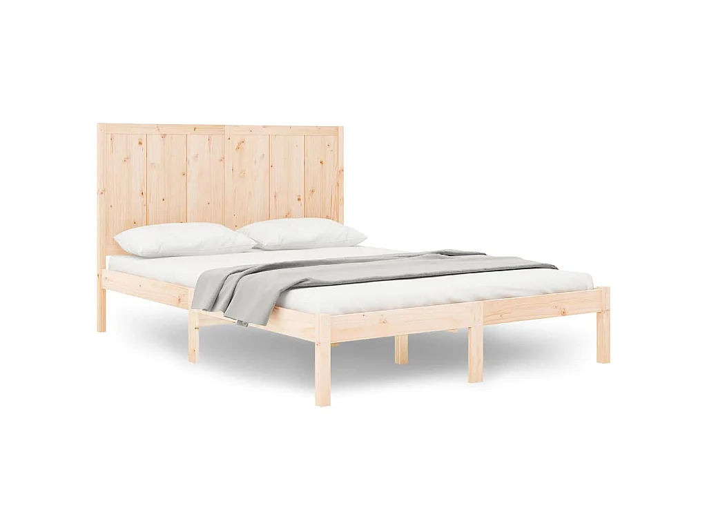 Bedframe zonder matras massief grenenhout 120x200 cm