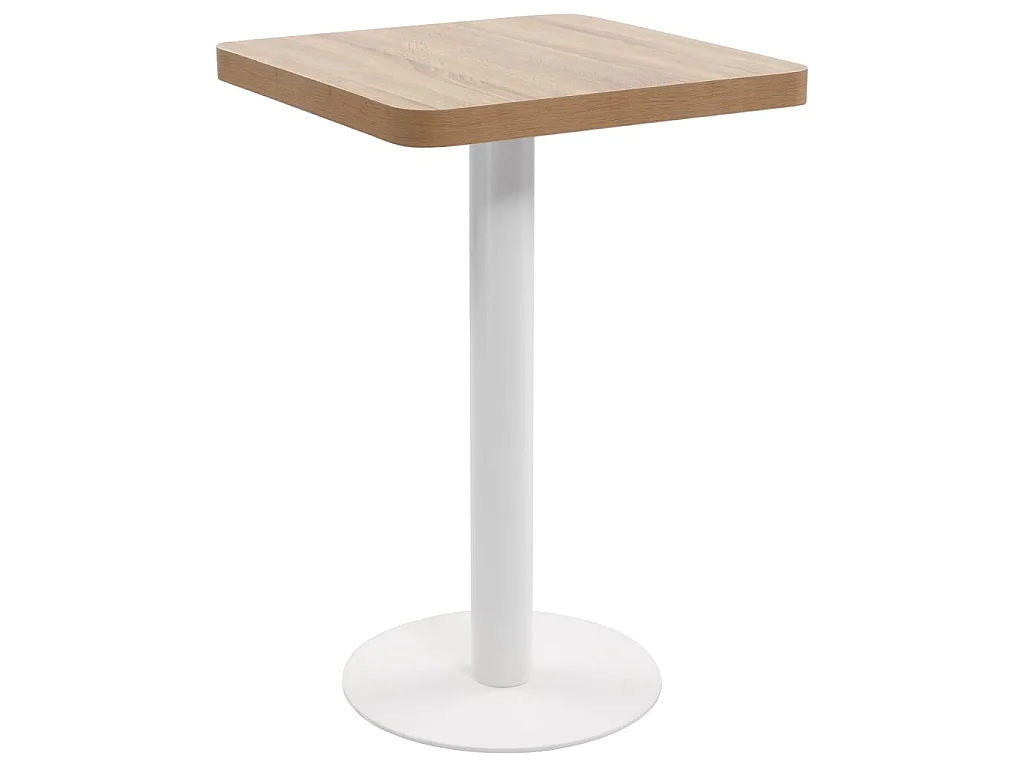 Bistrotafel 50x50 cm MDF lichtbruin
