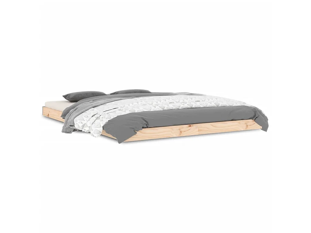 Bedframe massief grenenhout 135x190 cm