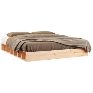 Bedframe massief hout 120×200 cm Bedframe massief hout 120×200 cm