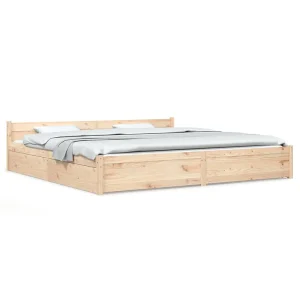Bedframe met lades 200×200 cm Bedframe met lades 200×200 cm